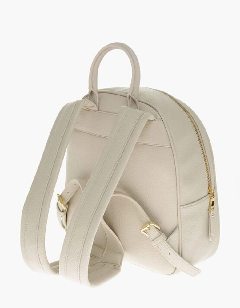 Logo Zip Closure Shoulder Bag Women - Beige Backpacks