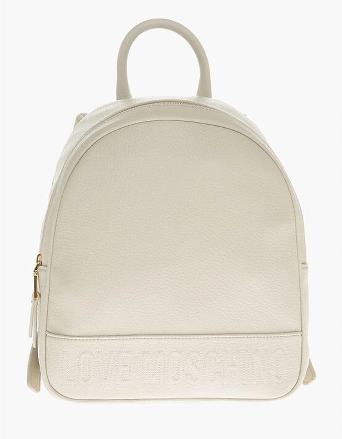 Logo Zip Closure Shoulder Bag Women - Beige Backpacks, 6 of 5