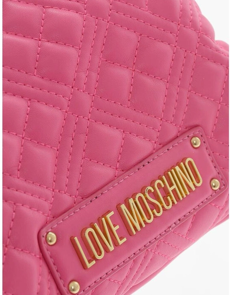 Metal Logo Solid Shoulder Handbag Women - Multicolor Tote Bags