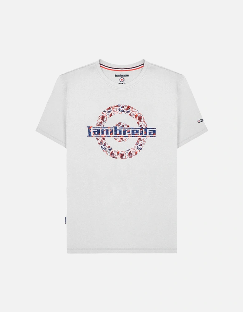 Mens Paisley Logo Crew Neck T-Shirt
