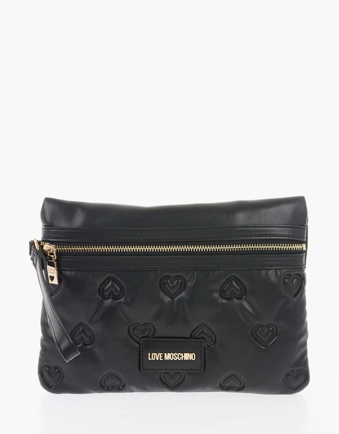Eco-Leather Handbag with Removable Shoulder Strap Women - Black Tote, 6 of 5