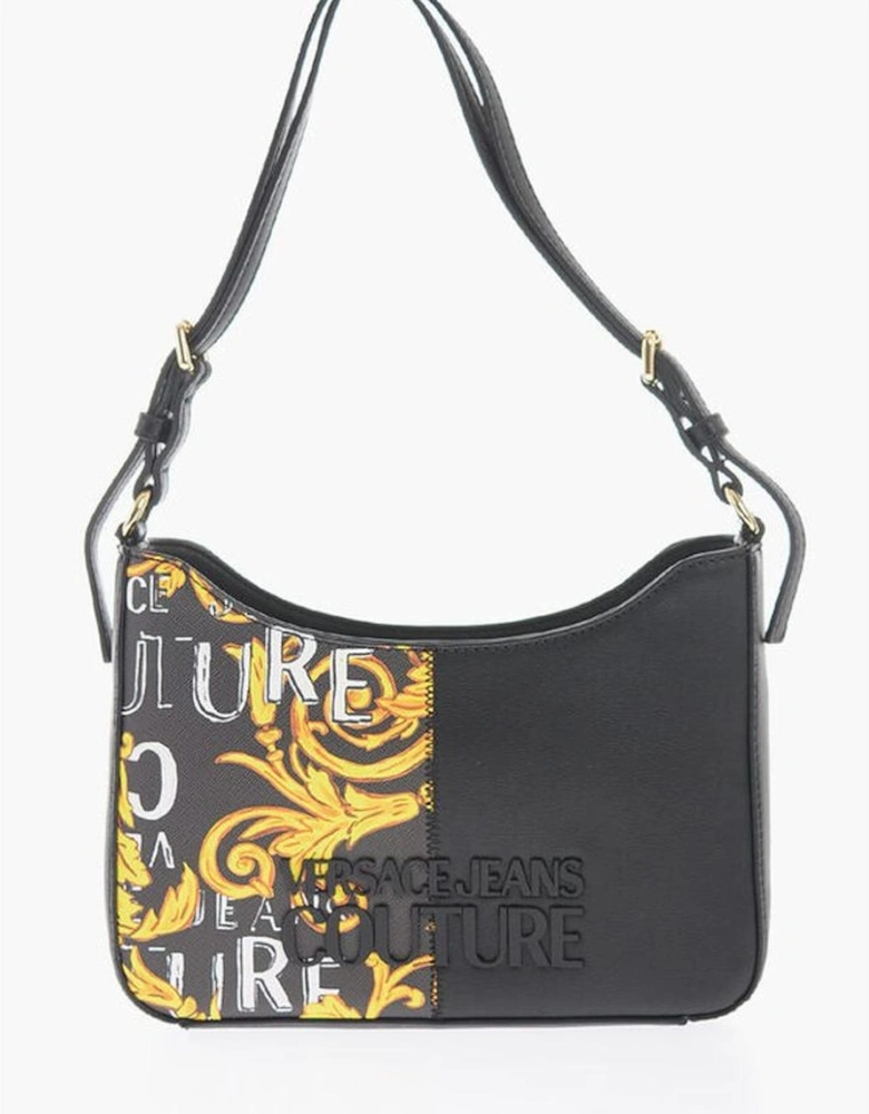 Adjustable Strap Eco-Leather Shoulder Bag Women - Black