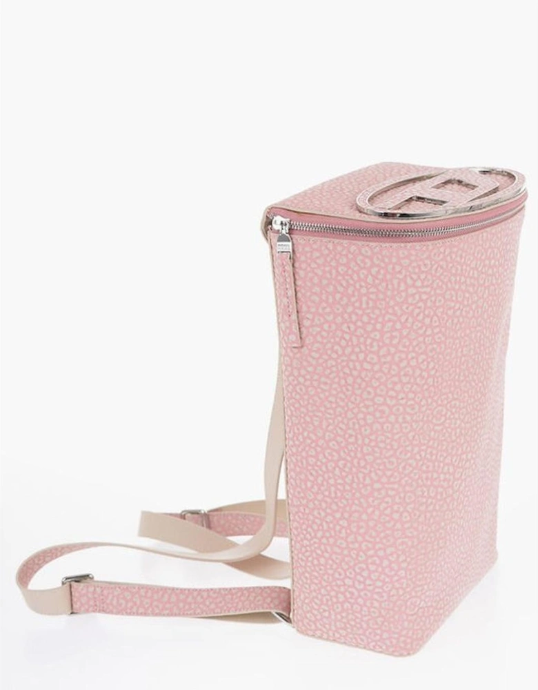 Leather Zip Closure Bag Women - Multicolor Backpacks