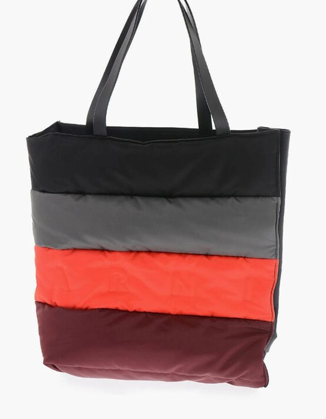 Leather Shoulder Bag with Double Handle Women - Multicolor, 6 of 5