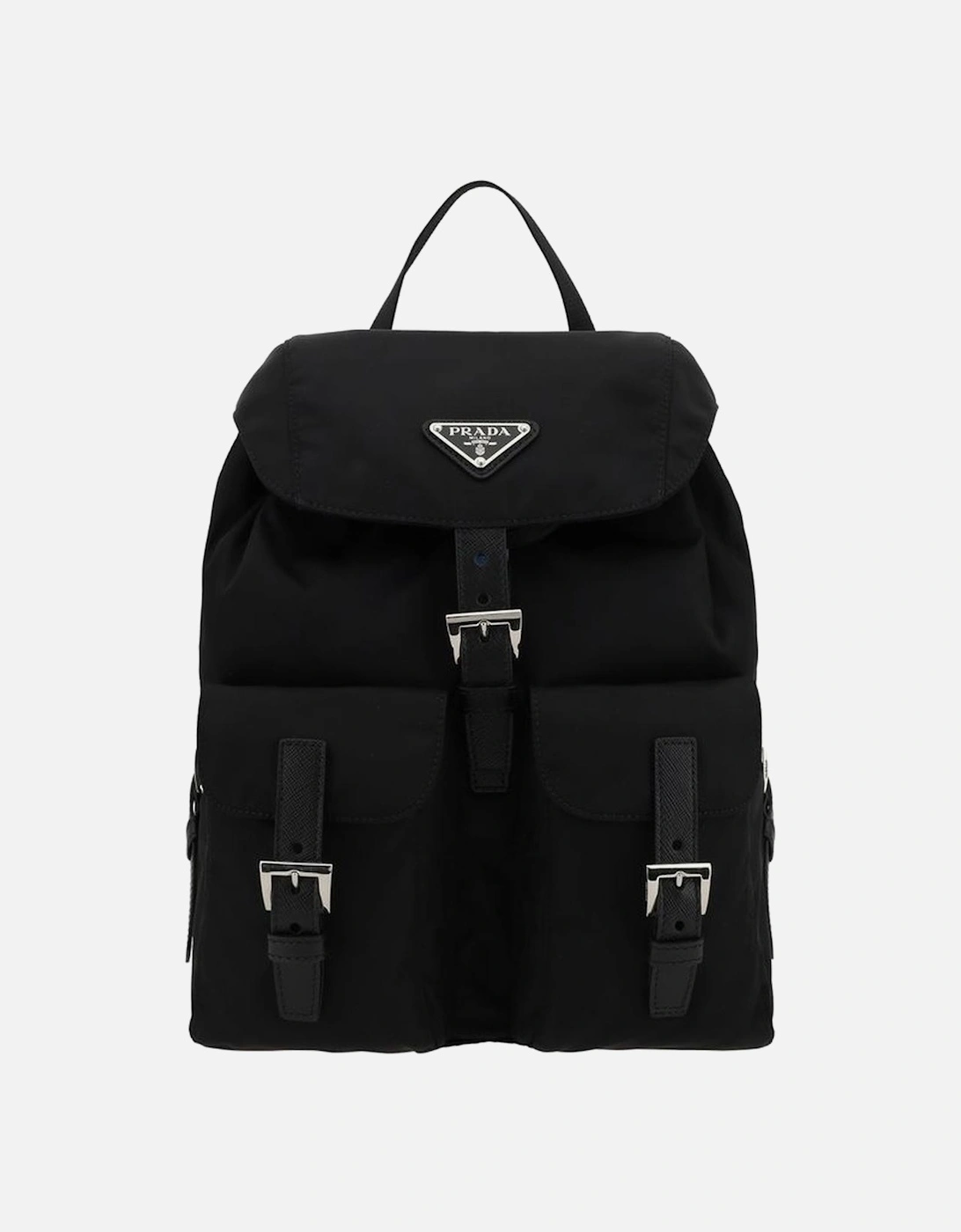 Re-Nylon Backpack with Front Patch Pockets Women - Black, 5 of 4