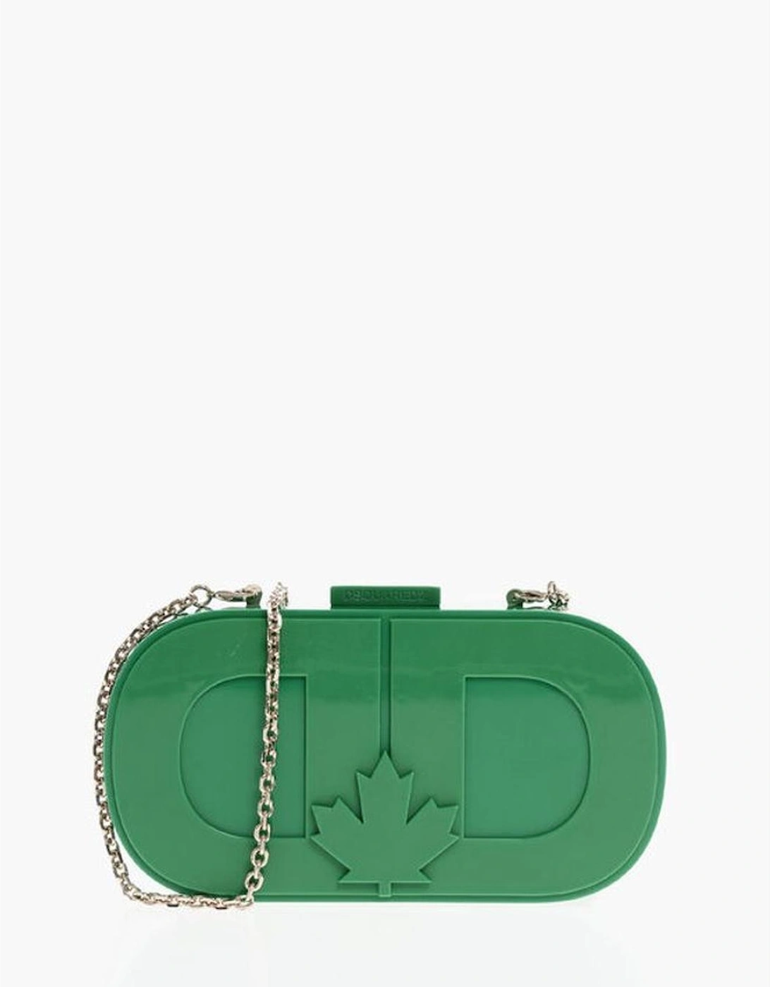 Removable Strap Casual Logo Bag Women - Green Clutch Bags, 5 of 4