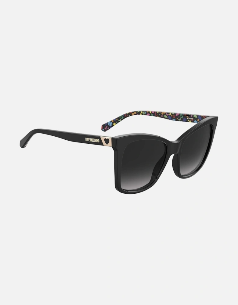Acetate Sunglasses with UV Protection Women - Black