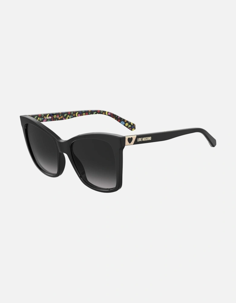 Acetate Sunglasses with UV Protection Women - Black