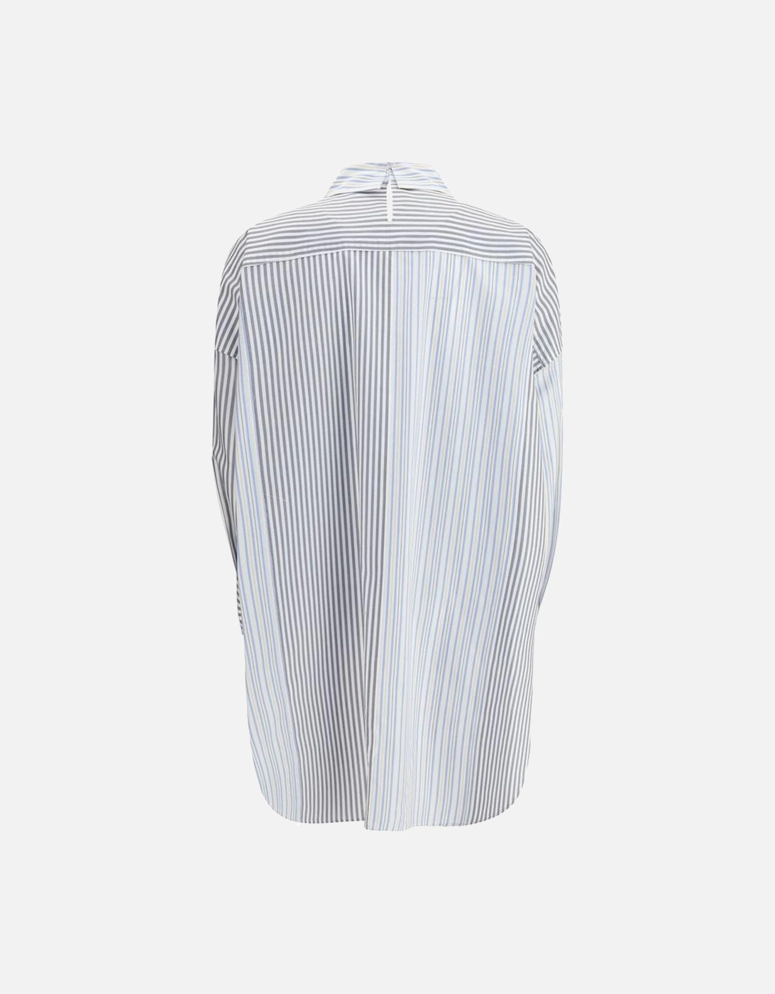 Oversize Organic Cotton Patchwork Shirt Women - Multicolor