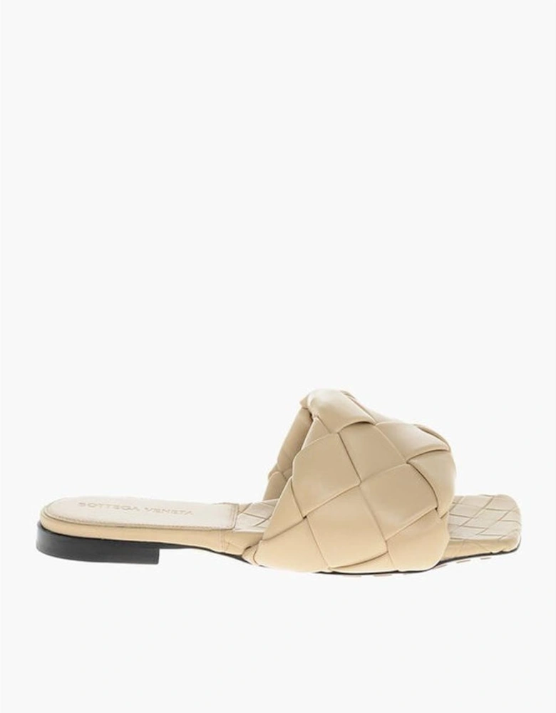 Leather Pantone Sole Loafers Women - Beige Sandals