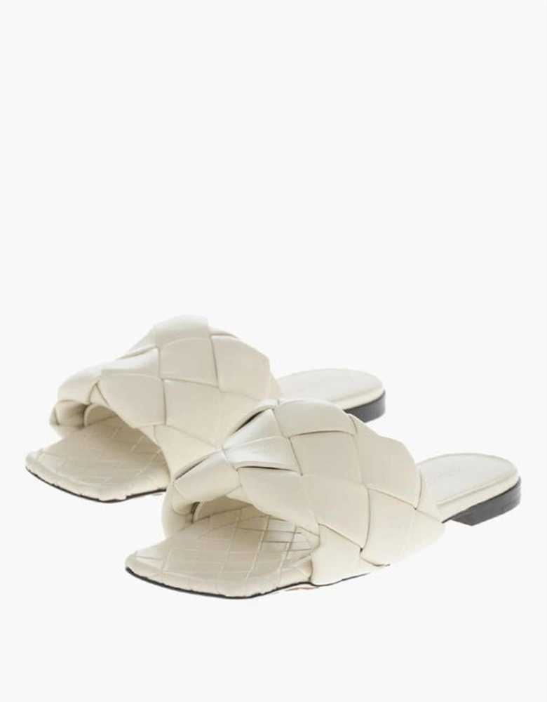 Leather Sole White Leather Shoes Women Sandals
