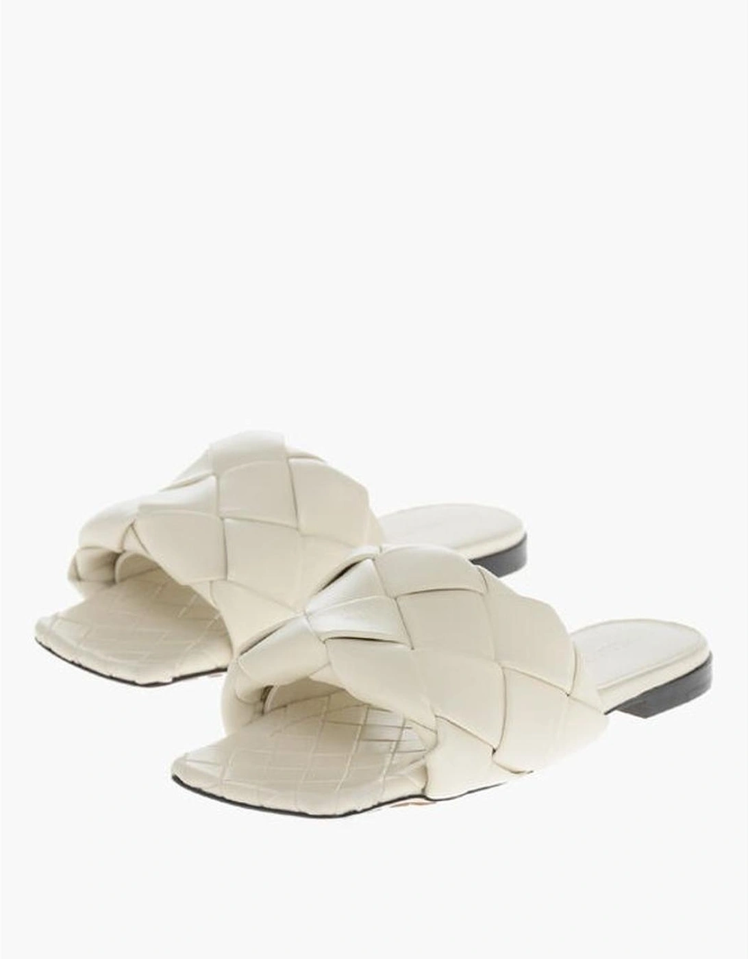 Leather Sole White Leather Shoes Women Sandals, 6 of 5