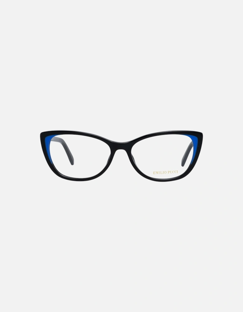 Full-Rim Plastic Frame Sunglasses Women - Black
