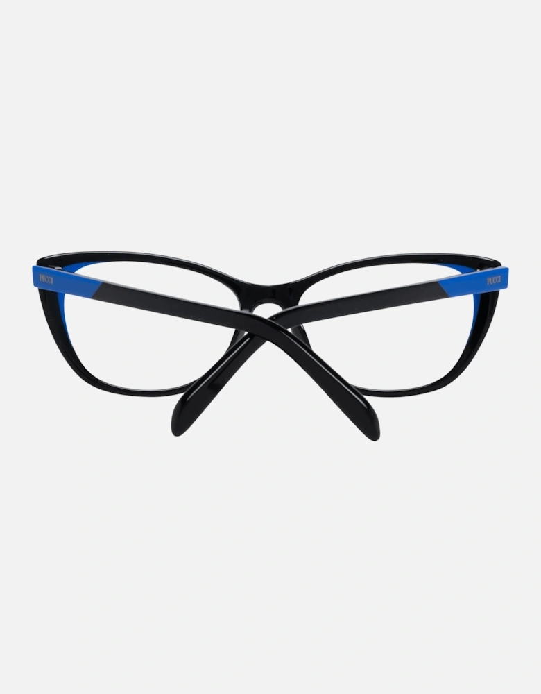 Full-Rim Plastic Frame Sunglasses Women - Black