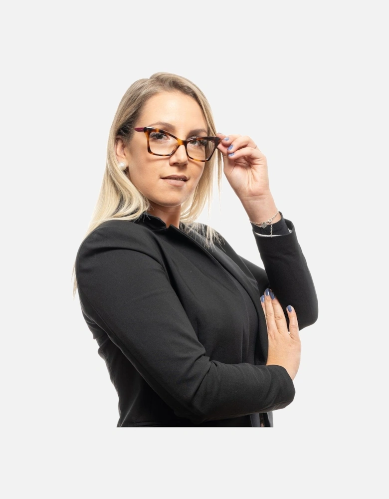 Full-Rim Plastic Frame Sunglasses Women - Brown