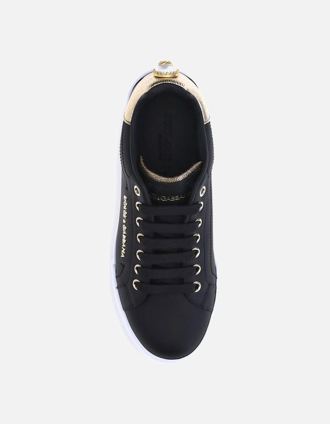 Portofino Leather Sneakers with Monogram and Logo Detailing Women -