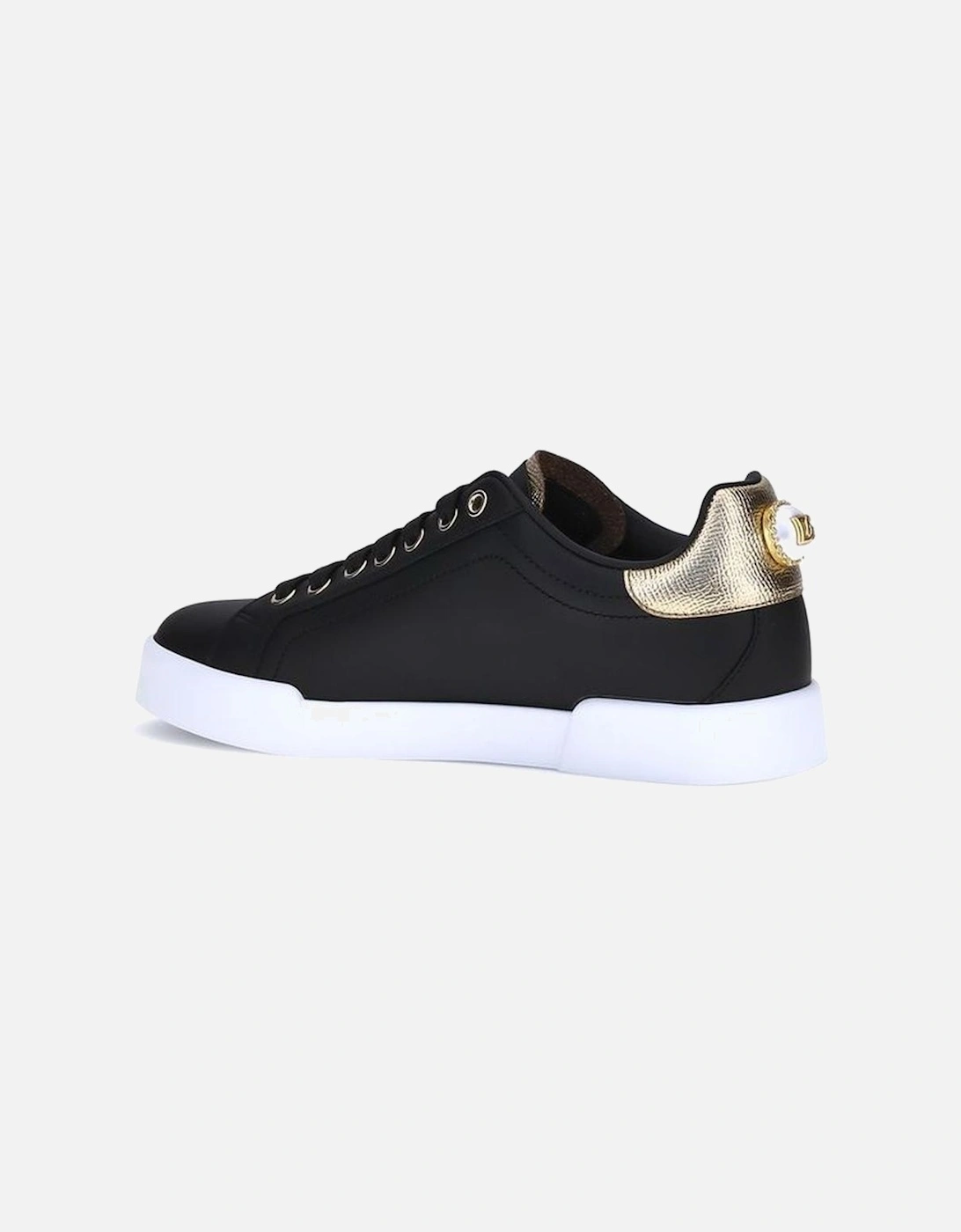 Portofino Leather Sneakers with Monogram and Logo Detailing Women -