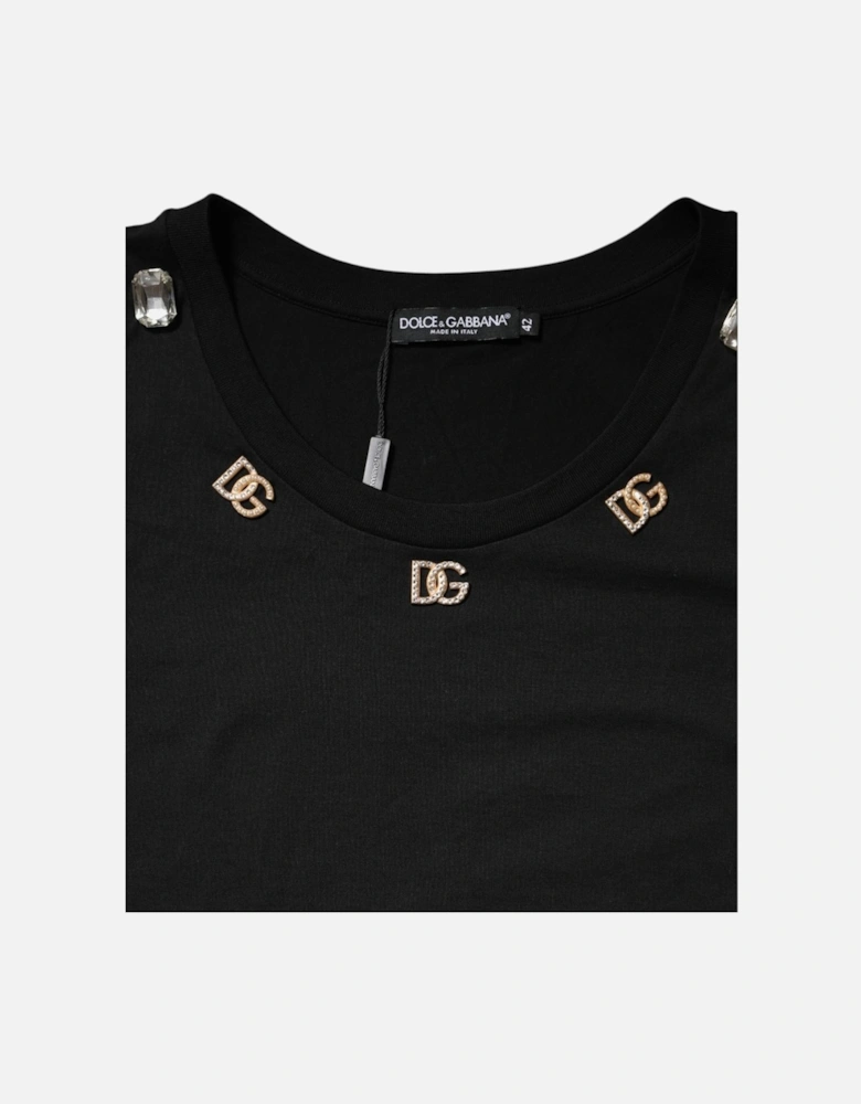 Sleeveless Round Neck Tank Top Women - Black T-Shirts