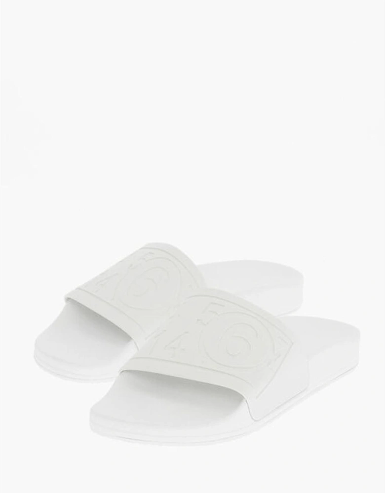 Logo Rubber Sole Sneakers Women - White Sandals
