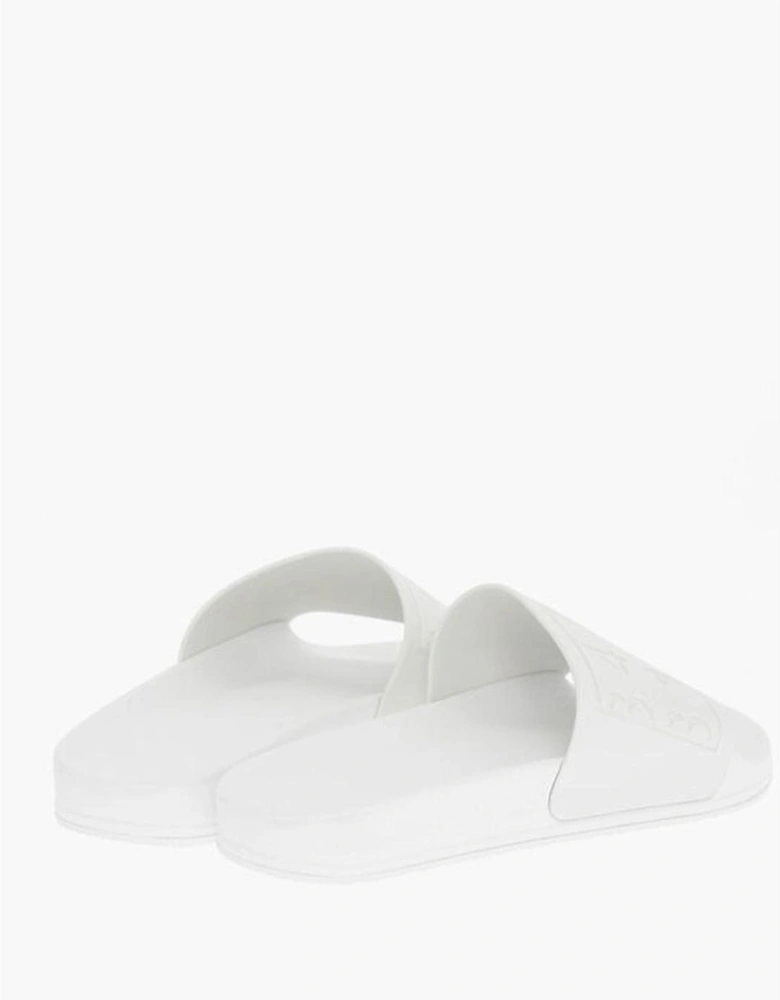 Logo Rubber Sole Sneakers Women - White Sandals
