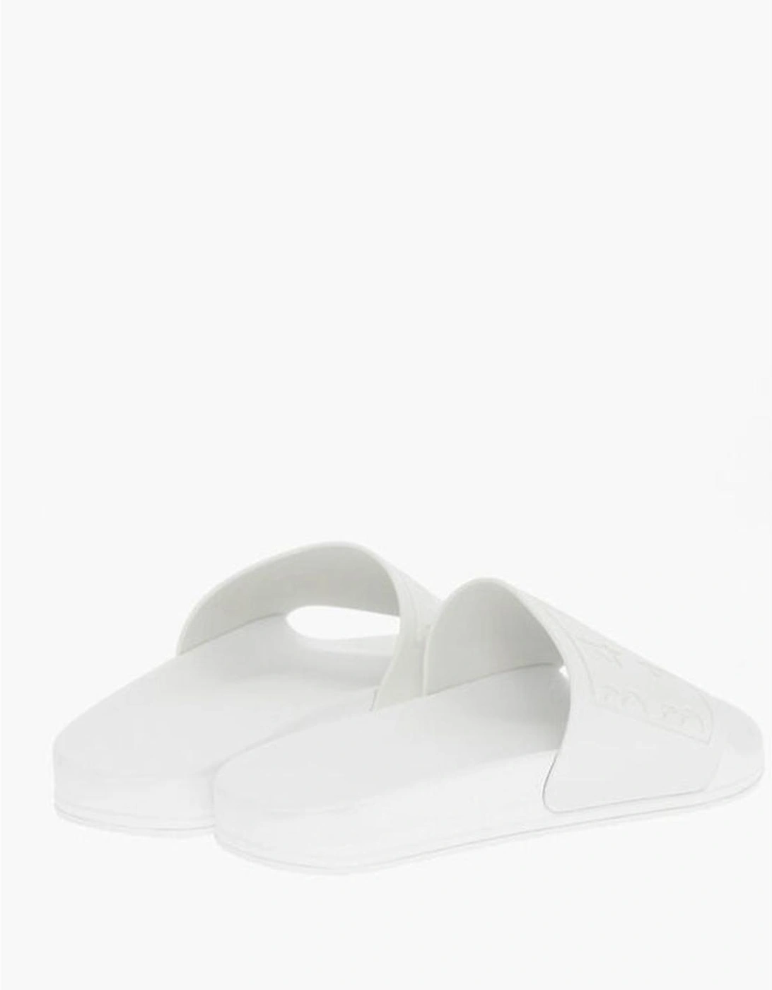 Logo Rubber Sole Sneakers Women - White Sandals