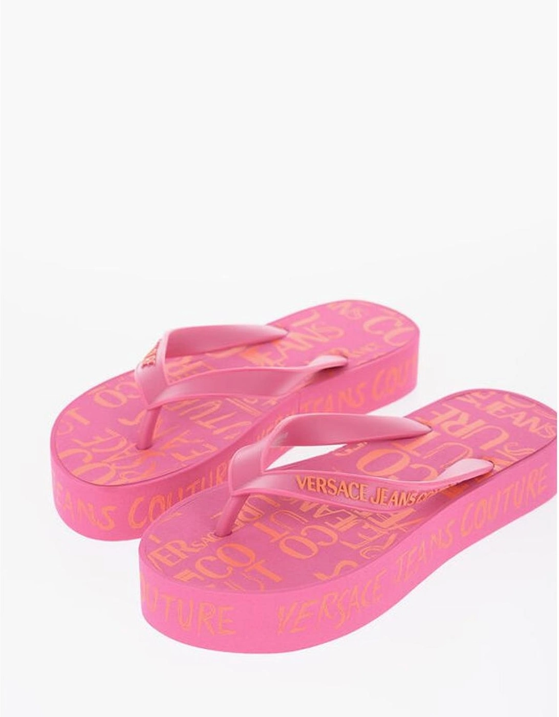 Logo Print Pony Skin Rubber Sole Platform Sneakers Women - Multicolor, 5 of 4