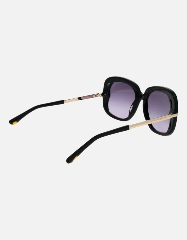 Butterfly Gradient Full-Rim Acetate Sunglasses Women - Black