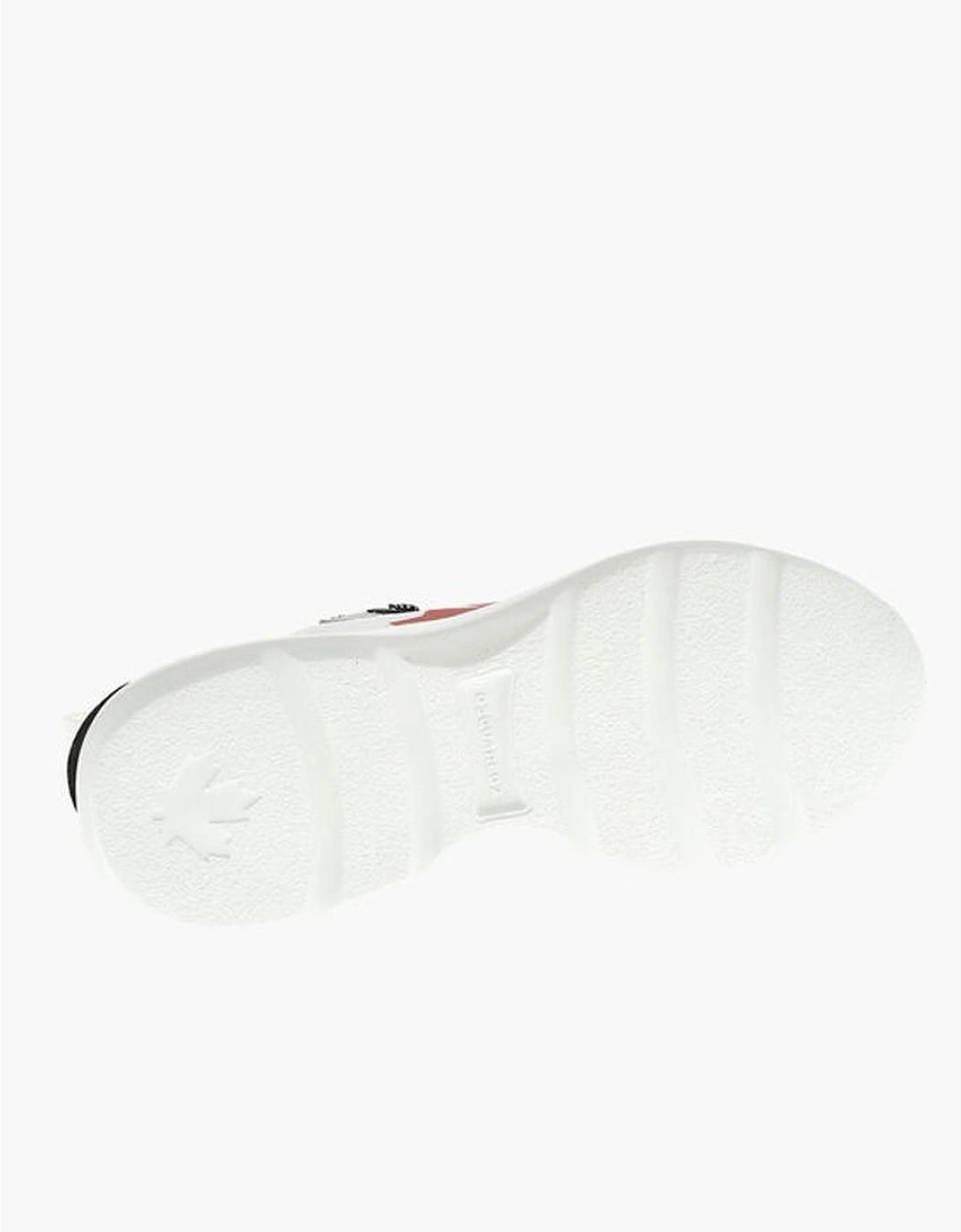 Lace-Up Logo Print Sneakers Women - White