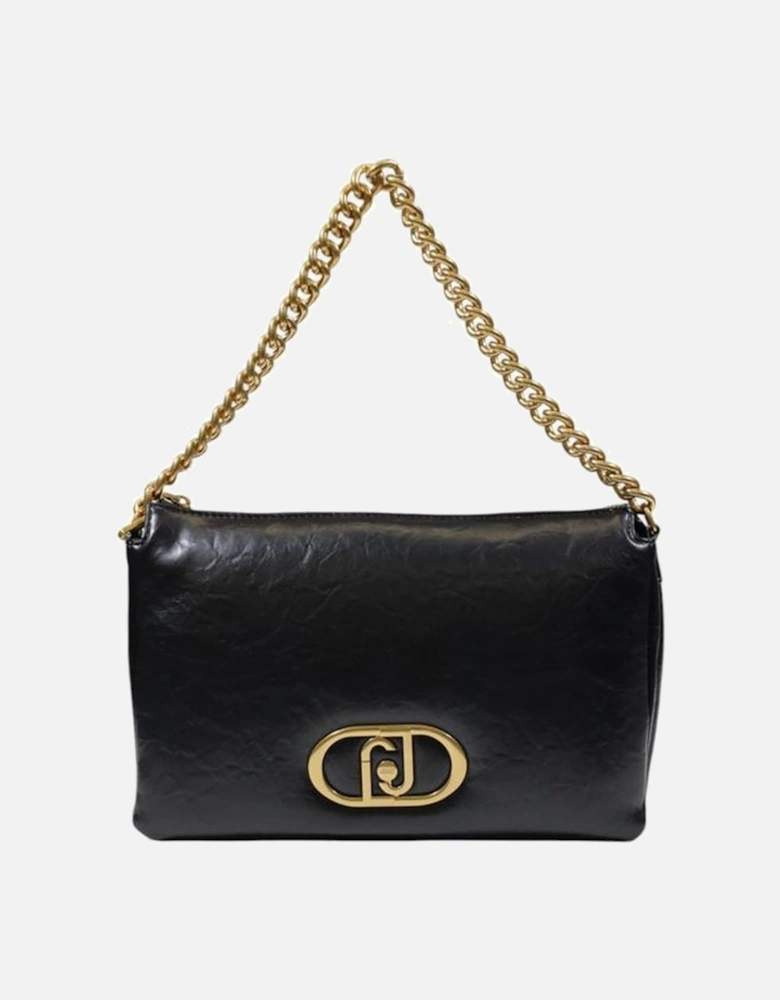Medium Polyurethane Bag with Top Handle Women - Black Handbags