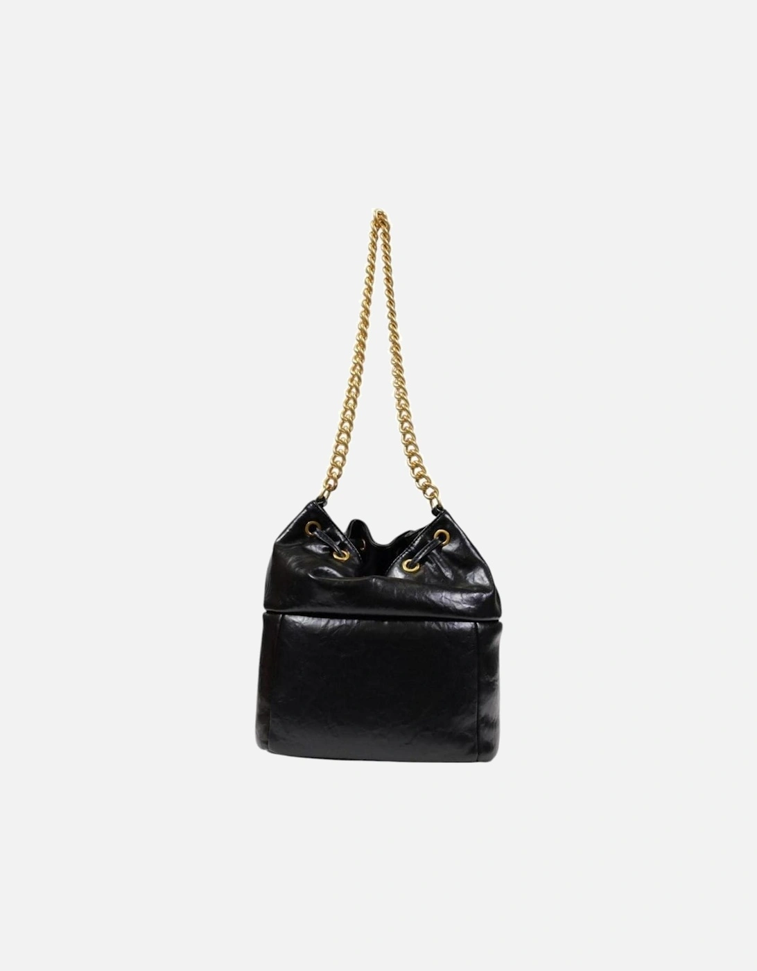 Womens Medium Polyester Bag - Black Handbags