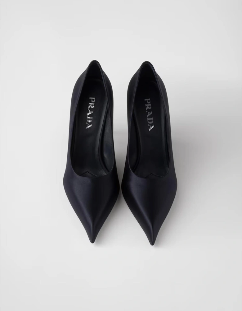 Satin Pumps Women - Blue