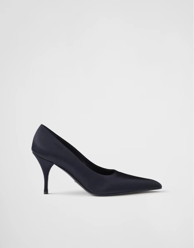 Satin Pumps Women - Blue