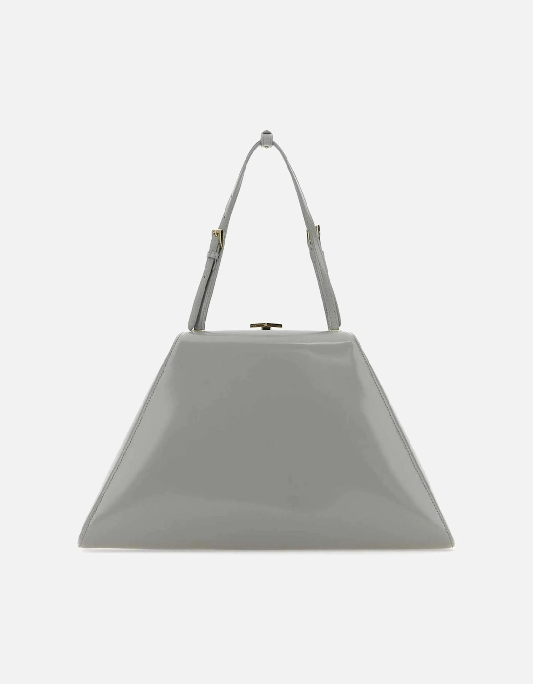 Brushed Calfskin Trapeze Tote Bag Women - Gray Handbags, 3 of 2