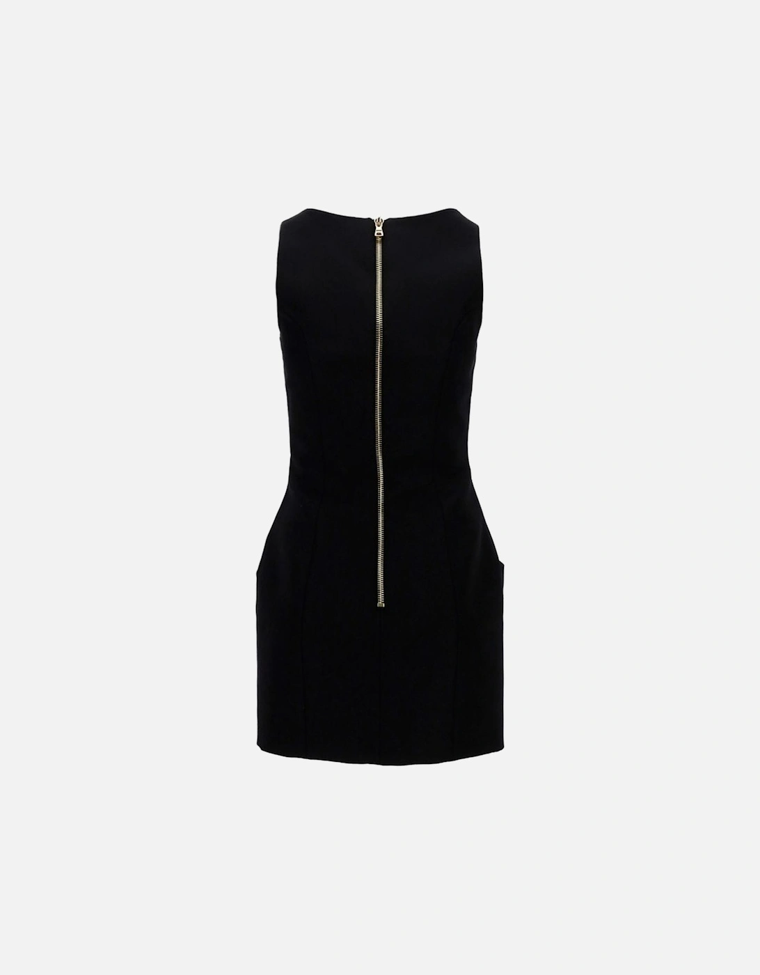 ButtonFront Mini Dress Women - Black Dresses