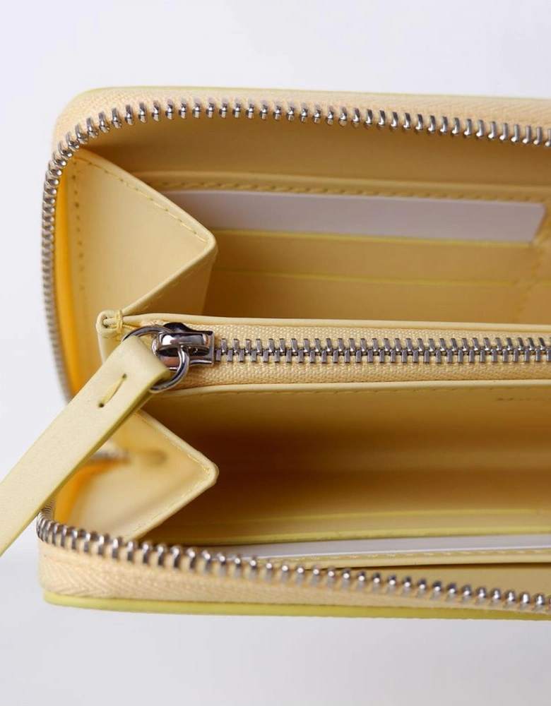 Zipper Closure Wallet Women - Yellow