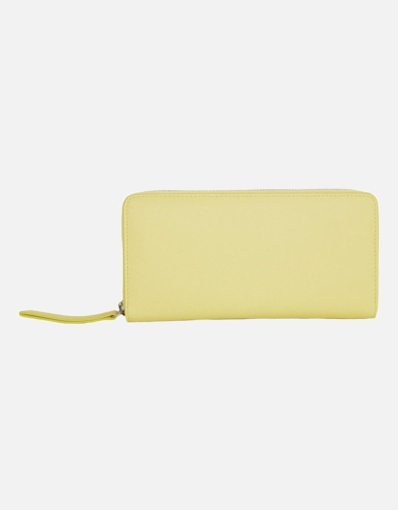 Zipper Closure Wallet Women - Yellow