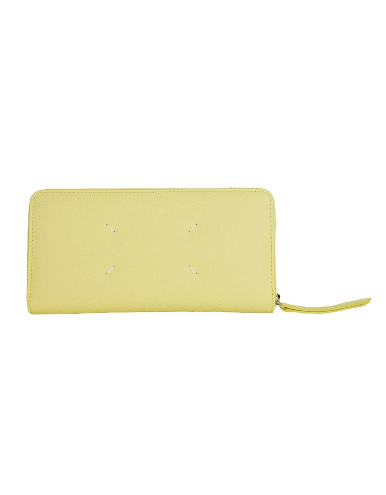Zipper Closure Wallet Women - Yellow