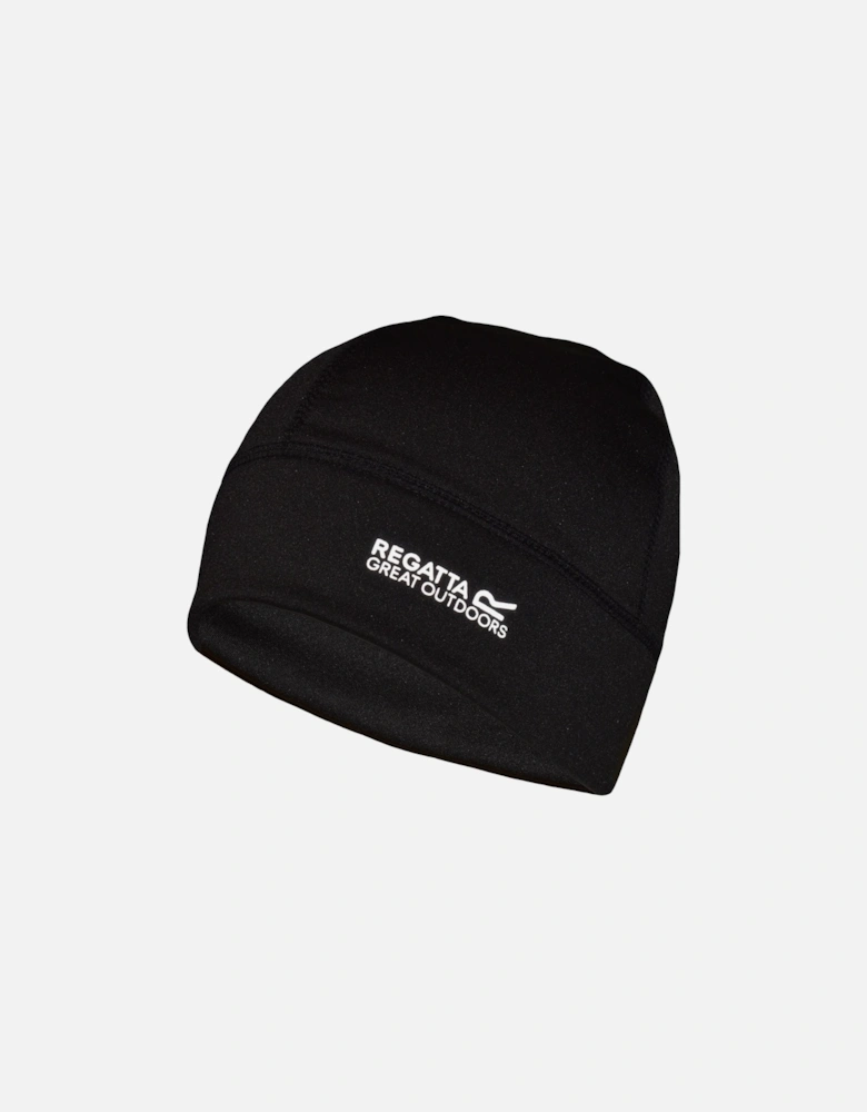 Mens Extol Outdoor Warm Winter Stretch Beanie - Black