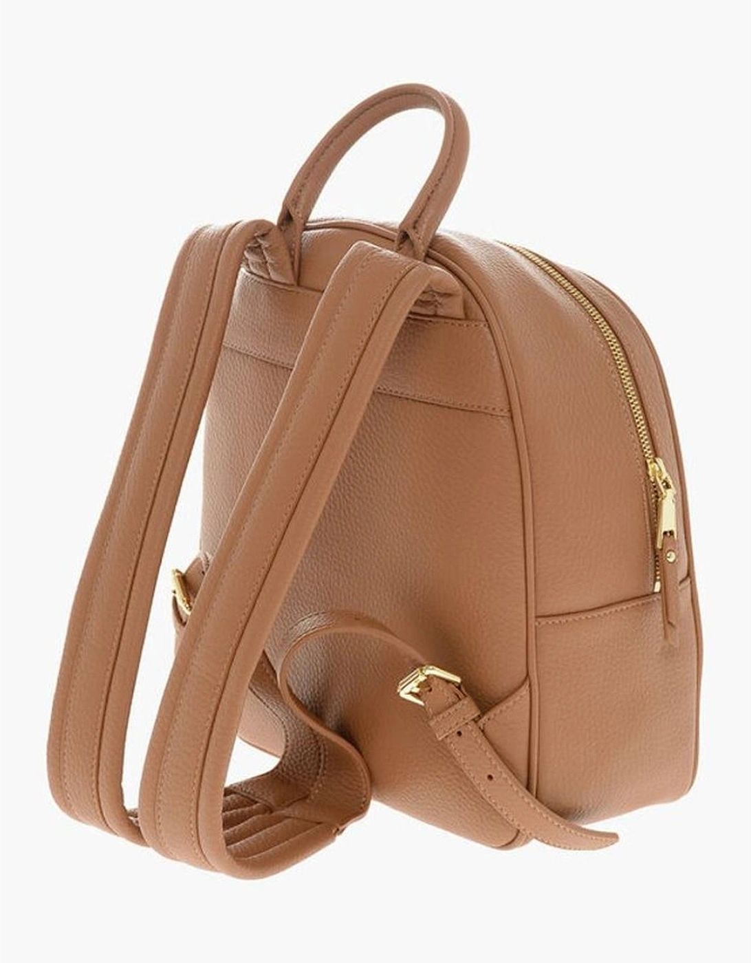 Solid Color Shoulder Bag with Adjustable Strap Women - Brown Backpacks
