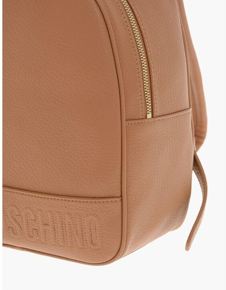 Solid Color Shoulder Bag with Adjustable Strap Women - Brown Backpacks