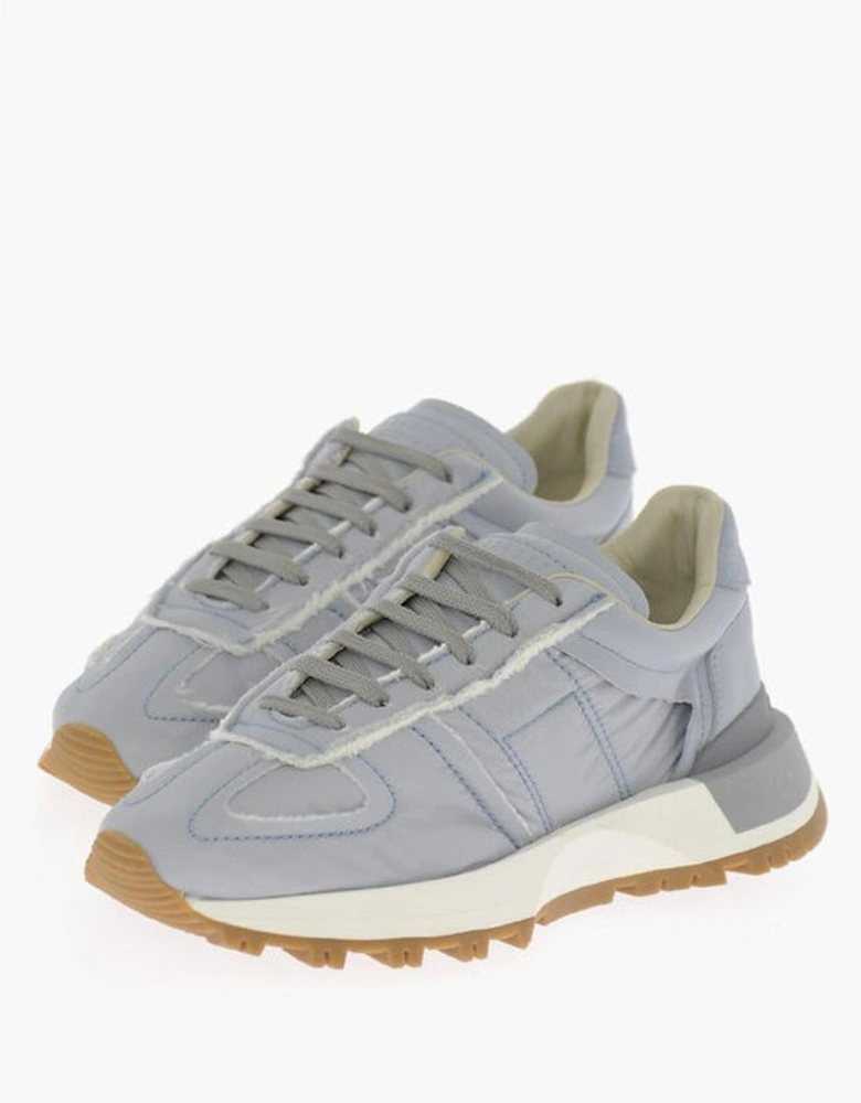 Lace-Up Rubber Sole Sneakers Women - Light Blue