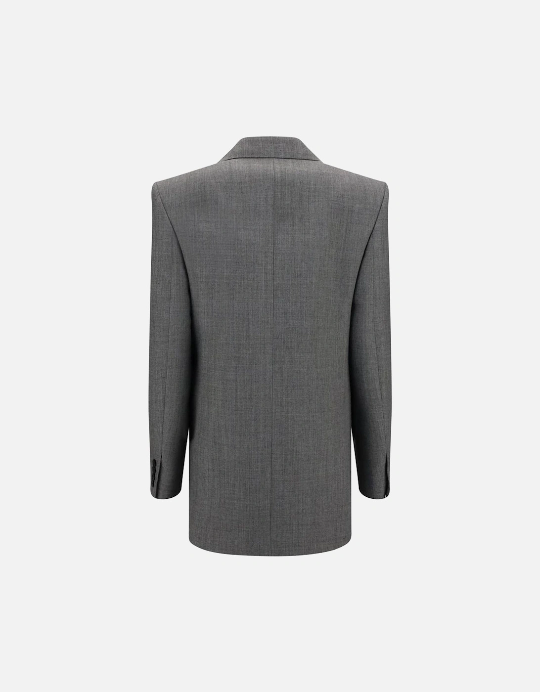 DoubleBreasted Relaxed Blazer Women - Gray Suits