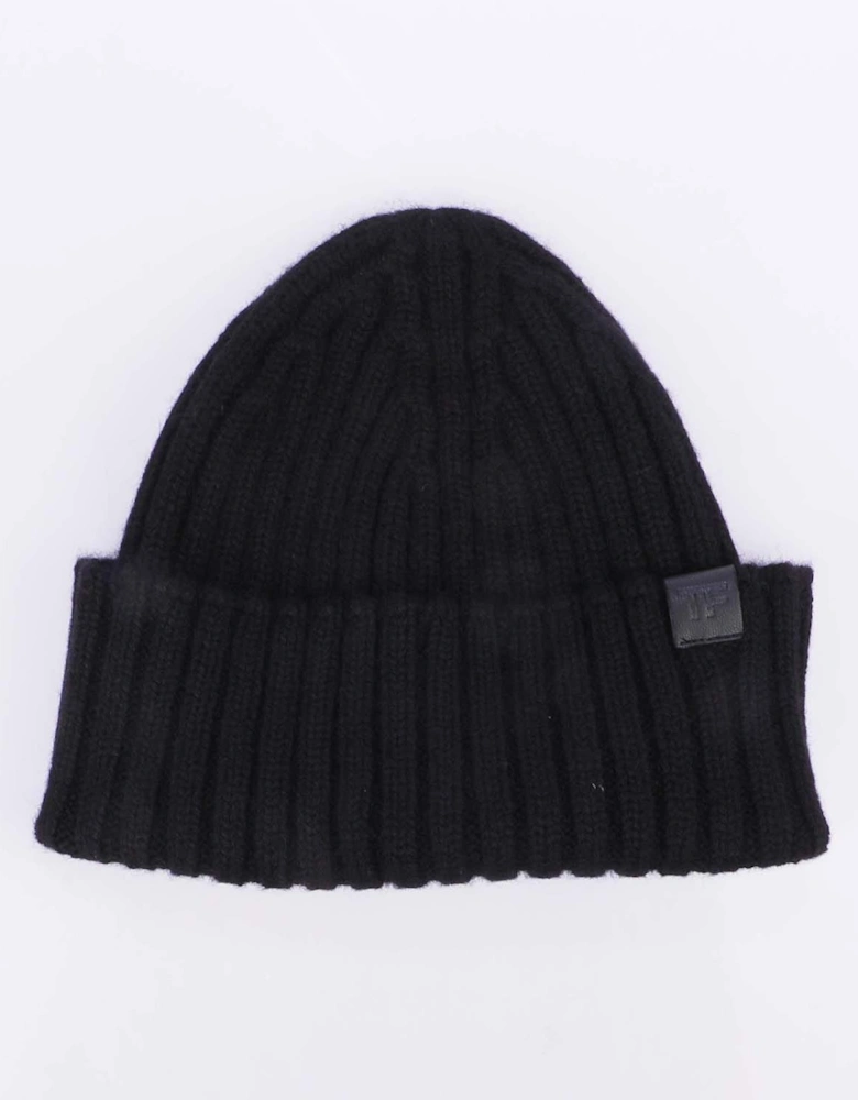 Ribbed Cashmere Beanie