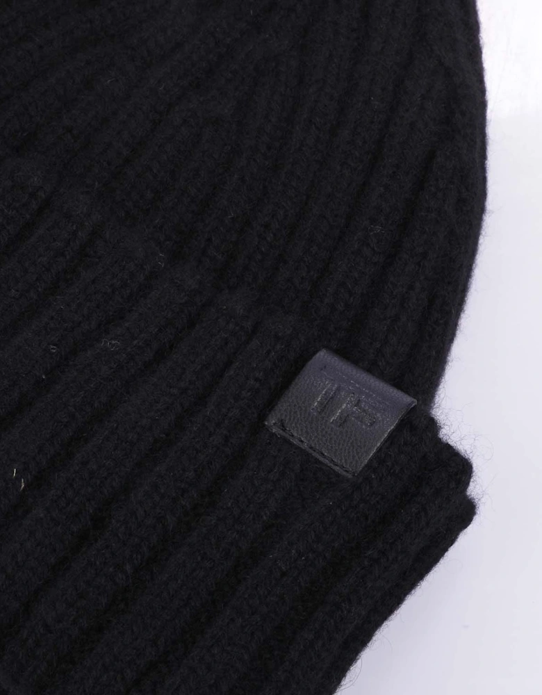 Ribbed Cashmere Beanie
