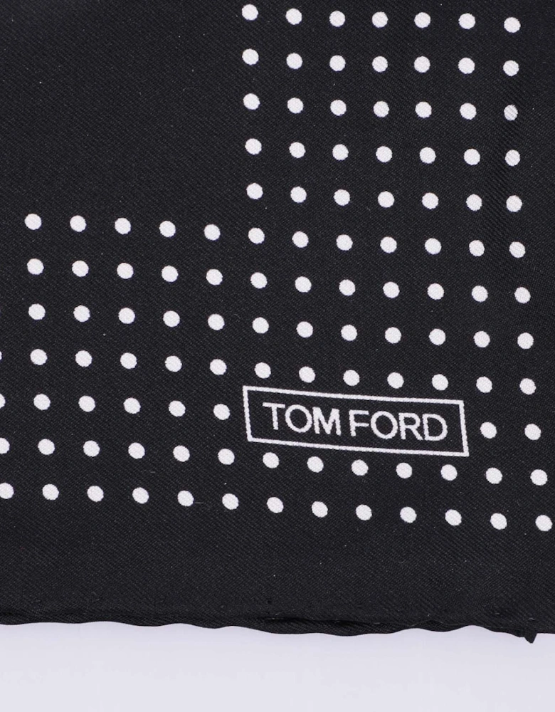 Framed Polka Dot Pocket Square
