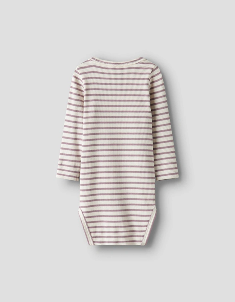 Baby Unisex Bani Long Sleeve Bodysuit Elderberry