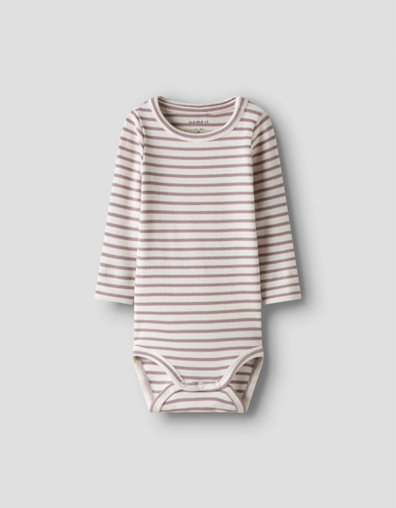 Baby Unisex Bani Long Sleeve Bodysuit Elderberry