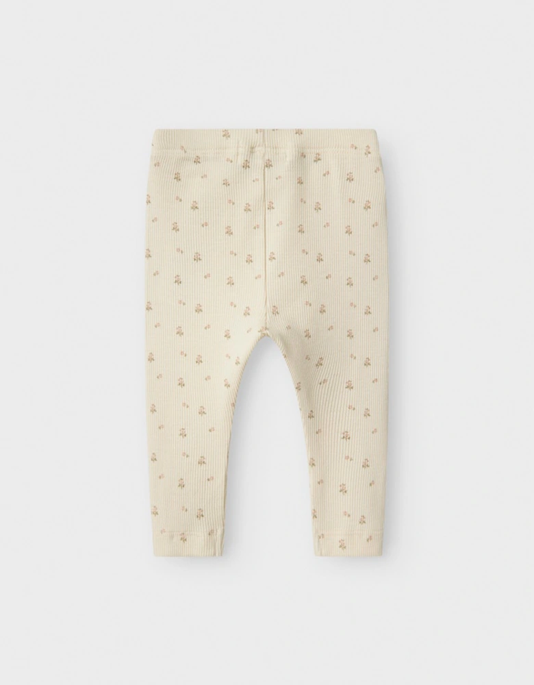 Baby Girl's Gago Slim Legging Turtledove Flower
