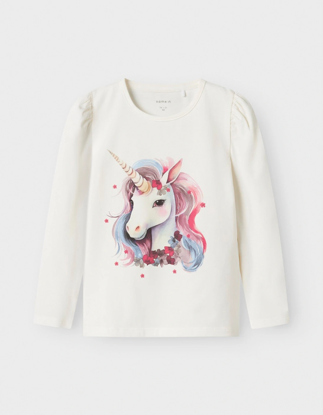Mini Girl's Krulle Long Sleeve Box Top Cloud Dancer, 4 of 3