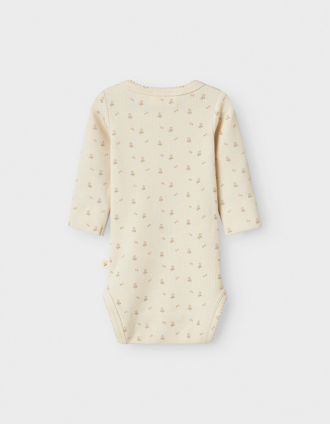 Baby Girl's Gago Long Sleeve Slim Bodysuit Turtledove Flower